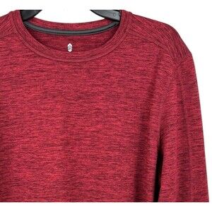 Free Country men’s medium pullover Red Cabernet long sleeve soft comfort Nice